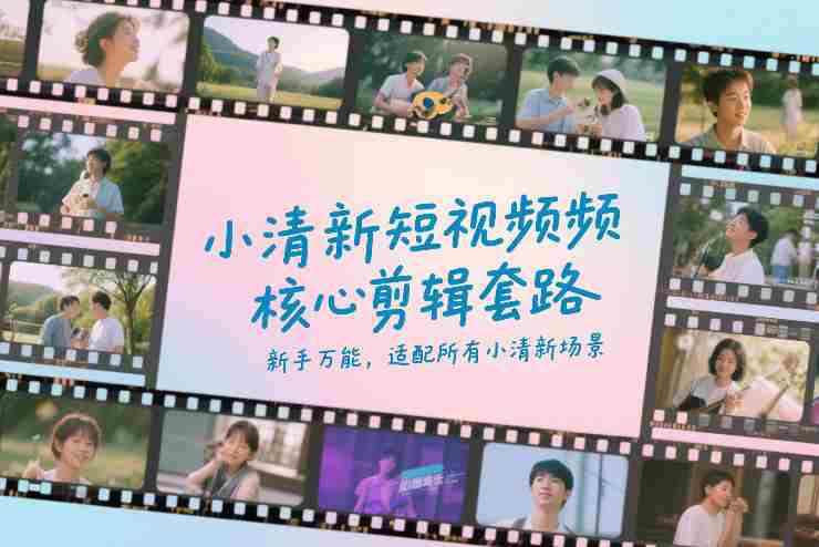 isrm4wqx1v5.jpg 小清新短视频核心剪辑套路,新手万能,适配所有小清新场景