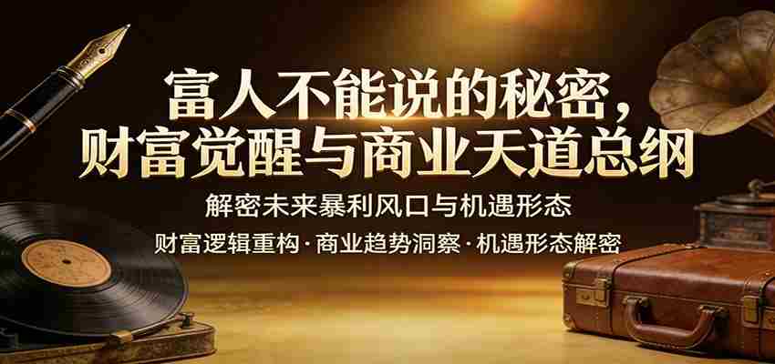 c21srsu24u4.jpg 富人不能说的秘密,财富觉醒与商业天道总纲,解密未来暴利风口与机遇形态