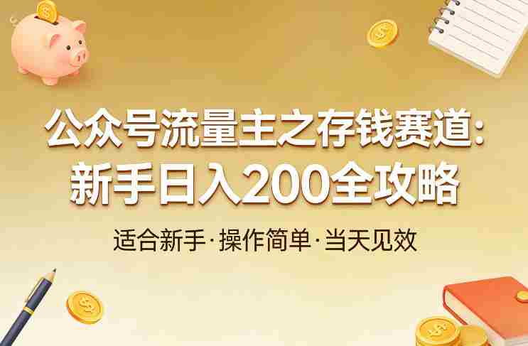 lnnlyielkfg.jpg 公众号流量主之存钱赛道,贴合当下需求,适合新手,一天收益2张