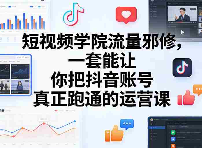 yifitskuva0.jpg 短视频学院流量邪修,一套能让你把抖音账号真正跑通的运营课