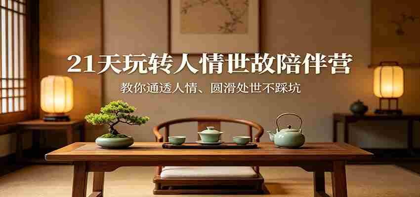 bge1h2acwrp.jpg 21天玩转人情世故陪伴营:教你通透人情、圆滑处世不踩坑