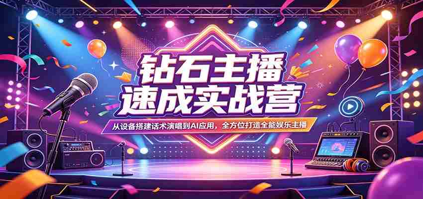 dgfs0ojeomc.jpg 钻石主播速成实战营:从设备搭建话术演唱到AI应用,全方位打造全能娱乐主播