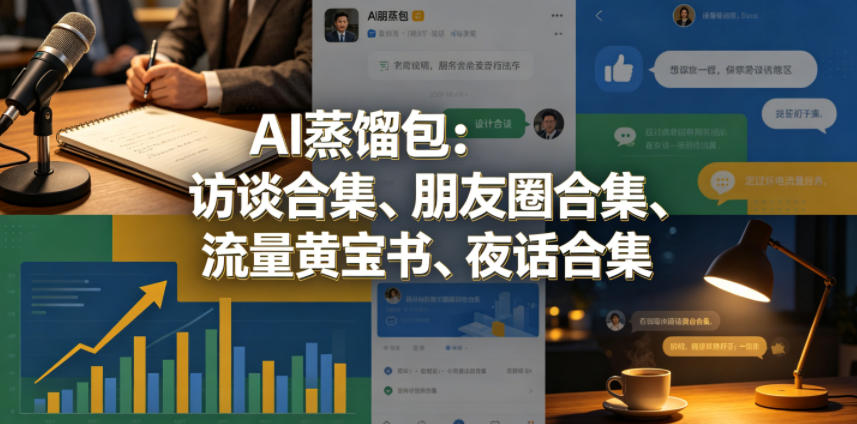 zi1iszzd1qq.jpg AI蒸馏包:访谈合集、朋友圈合集、流量黄宝书、夜话合集【文档】