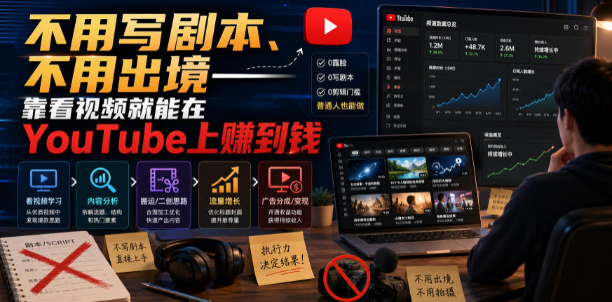 025lsr0txgg.jpg 不用写剧本、不用出境——靠看视频就能在YouTube上賺到钱【原创双语字幕】