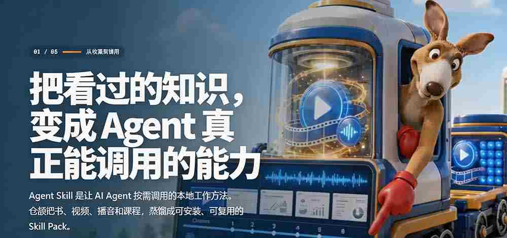 （19809期）全网走红！GitHub上6.7K Star的开源项目，把任何书、长视频、播客蒸馏成AI工具，值得收藏 cangjie-skill-中创网_分享中创网创业资讯_最新网络项目资源